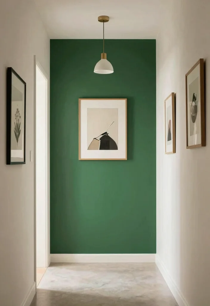 12 Flat Hallway Ideas for Apartments and Small Homes 36 12 Flat Hallway Ideas for Apartments and Small Homes 6. Colorful Accent Walls 0