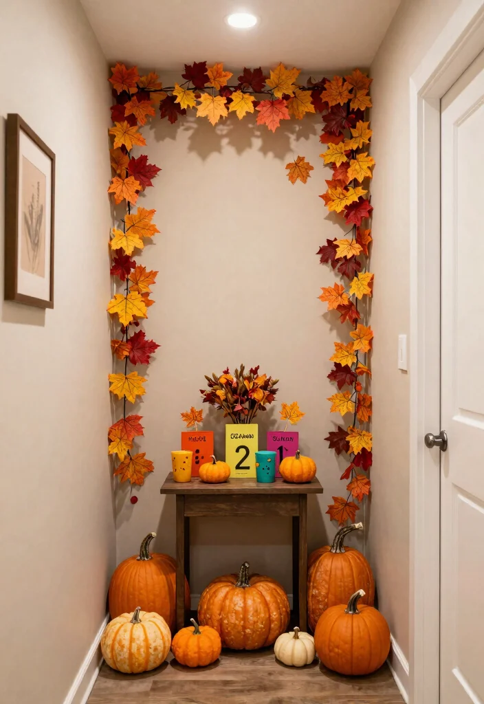 12 Hallway Niche Ideas for Decor and Storage 12. Seasonal Decor Showcase 0
