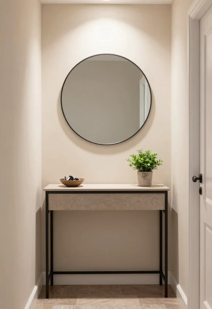 12 Hallway Niche Ideas for Decor and Storage 7. Entryway Console Table 0