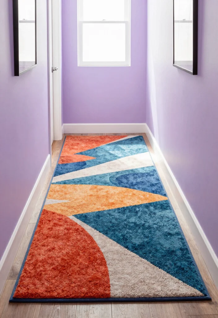 12 Hallway Rug Ideas to Warm Up Long Narrow Spaces 39 12 Hallway Rug Ideas to Warm Up Long Narrow Spaces 9. Eco Friendly Printed Rugs 0