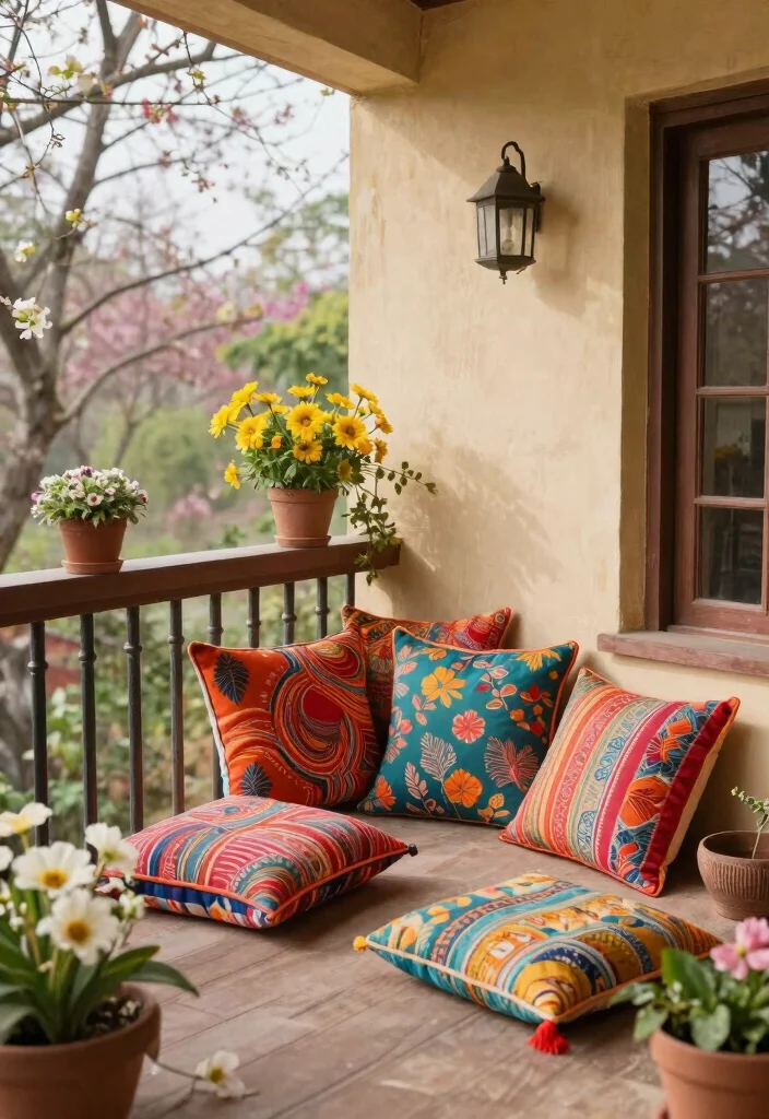 12 Indian Balcony Ideas with Warm Colors and Cultural Touches 61 12 Indian Balcony Ideas with Warm Colors and Cultural Touches 11. Seasonal Decor Changes 0
