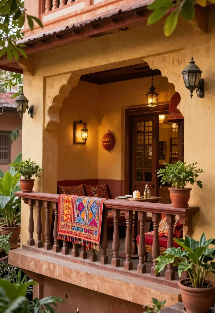 12 Indian Balcony Ideas with Warm Colors and Cultural Touches 63 12 Indian Balcony Ideas with Warm Colors and Cultural Touches Conclusion 0