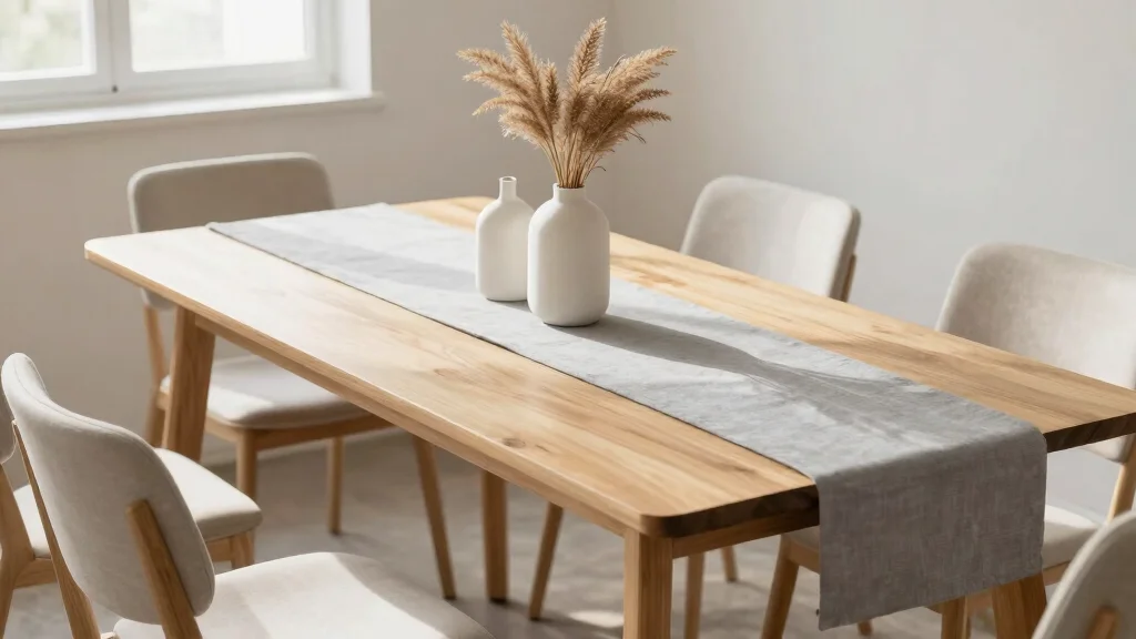 12 Modern Dining Room Table Runner Ideas with Clean Lines