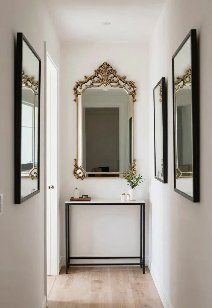 12 Narrow Entry Hallway Ideas That Feel Open 13 12 Narrow Entry Hallway Ideas That Feel Open 3. Mirrors Your Best Friend 0