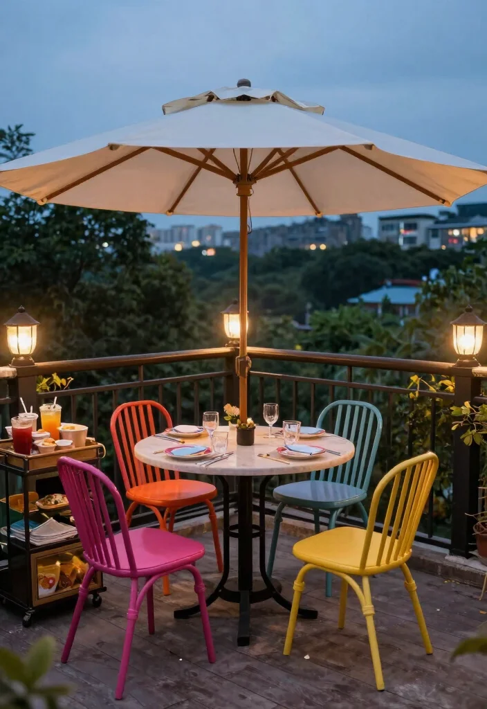 12 Outdoor Apartment Balcony Ideas for Fresh Air Living 13 12 Outdoor Apartment Balcony Ideas for Fresh Air Living 3. Outdoor Dining Space 0