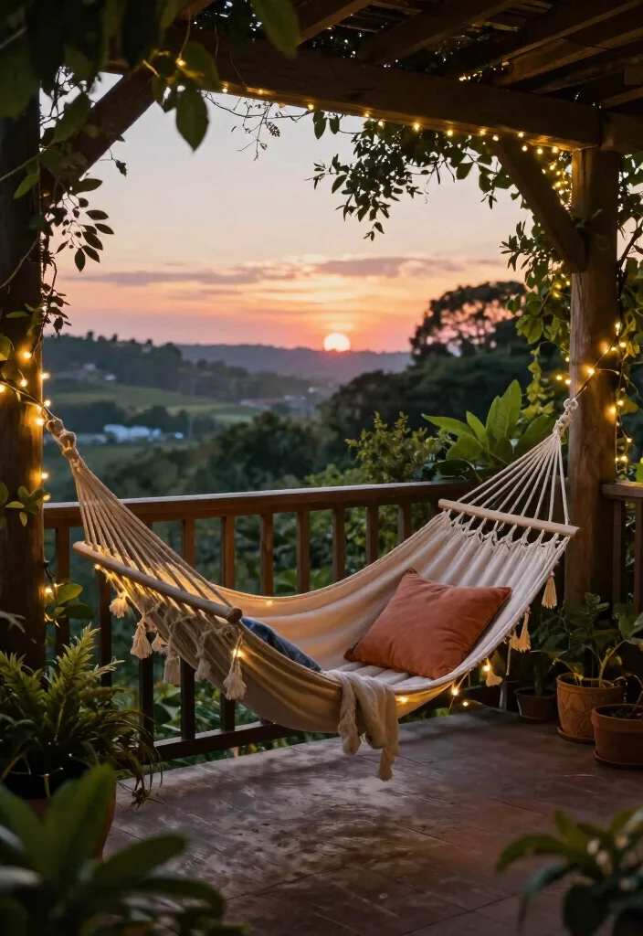 12 Outdoor Apartment Balcony Ideas for Fresh Air Living 25 12 Outdoor Apartment Balcony Ideas for Fresh Air Living 5. Relaxing Hammock 0