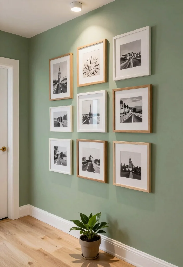 12 Sage Green Hallway Ideas for Calm Natural Color 34 12 Sage Green Hallway Ideas for Calm Natural Color 4. Sage Green Gallery Wall 0