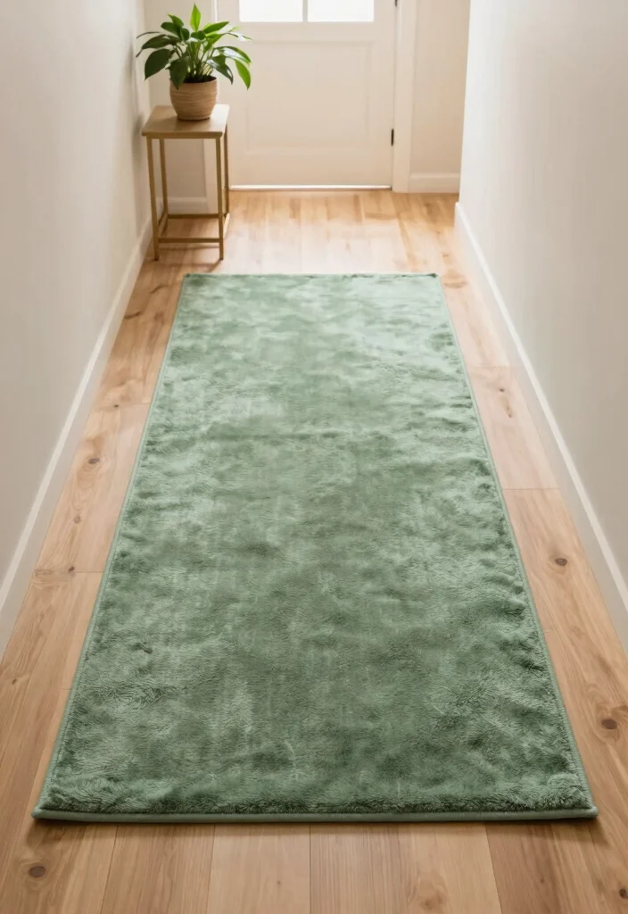 12 Sage Green Hallway Ideas for Calm Natural Color 35 12 Sage Green Hallway Ideas for Calm Natural Color 5. Sage Green Rugs for Soft Flooring 0