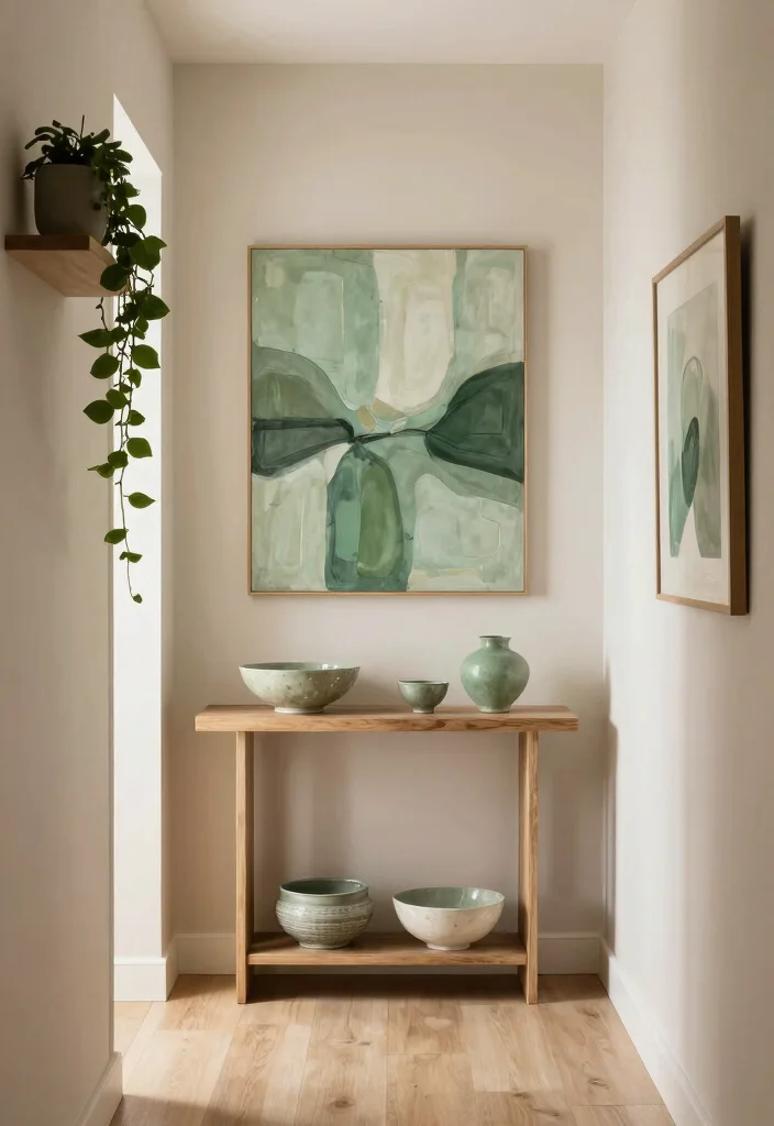 12 Sage Green Hallway Ideas for Calm Natural Color 37 12 Sage Green Hallway Ideas for Calm Natural Color 7. Sage Green Artwork and Decor 0