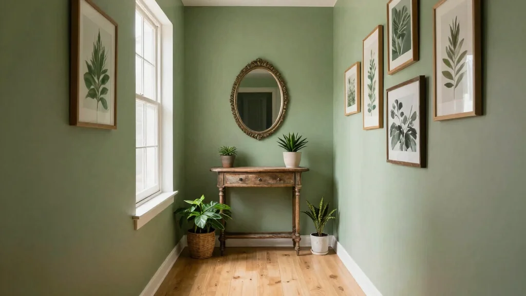 12 Sage Green Hallway Ideas for Calm Natural Color