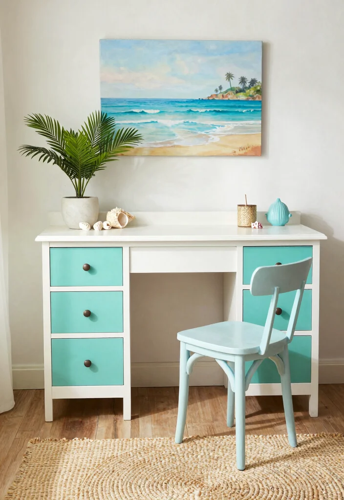 12 Secretary Desk Makeover Ideas with Vintage Character 1 12 Secretary Desk Makeover Ideas with Vintage Character 1. Coastal Chic Makeover 0