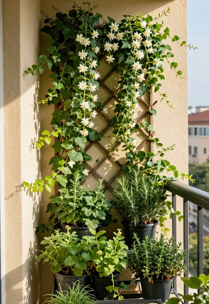 14 Apartment Balcony Plant Ideas for a Fresh Green Look 1. Vertical Garden Magic 0
