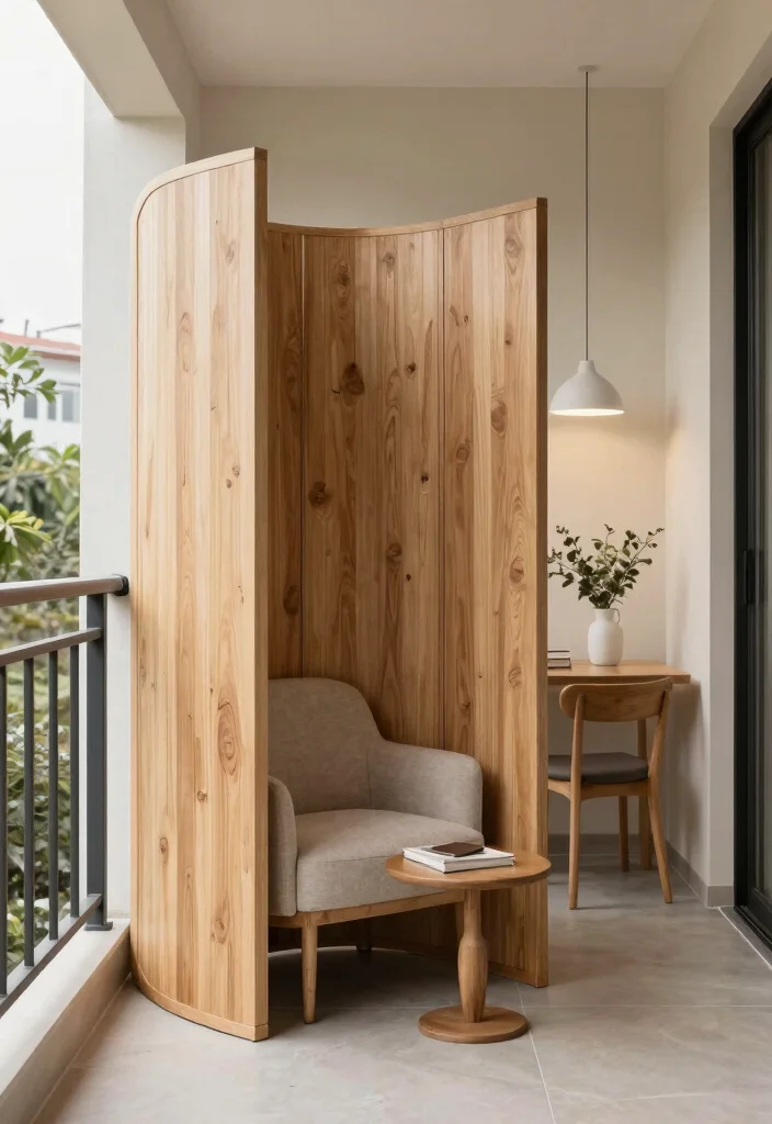 14 Balcony Closing Ideas for Year Round Comfort and Privacy 28 14 Balcony Closing Ideas for Year Round Comfort and Privacy 8. Stylish Room Dividers 0