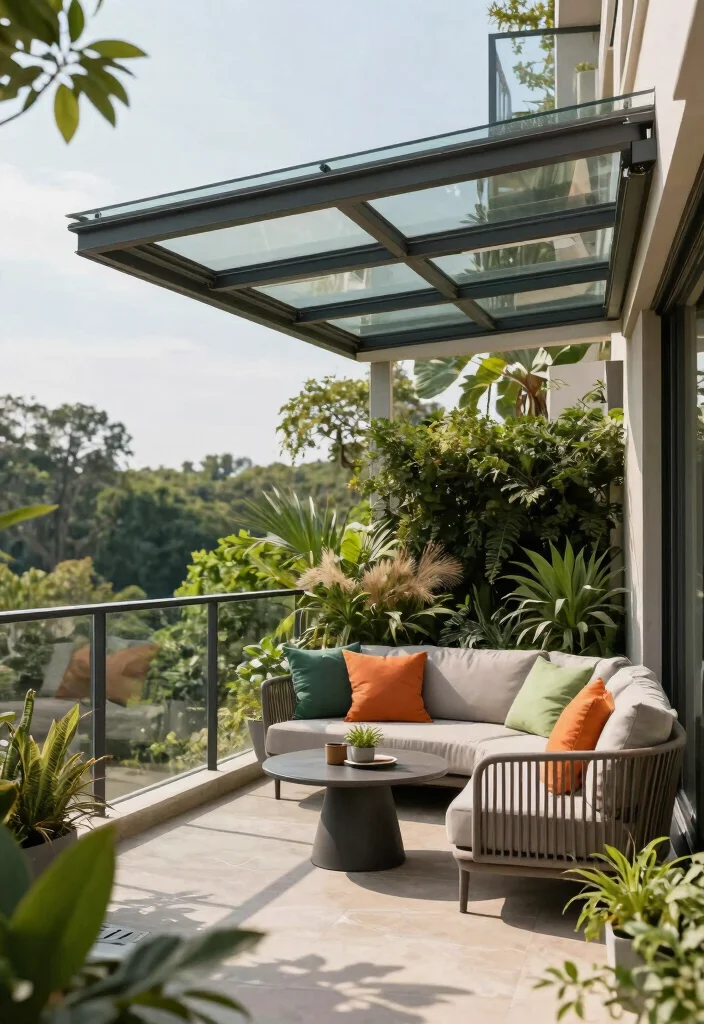 14 Balcony Closing Ideas for Year Round Comfort and Privacy 39 14 Balcony Closing Ideas for Year Round Comfort and Privacy 9. Retractable Glass Roofs 0