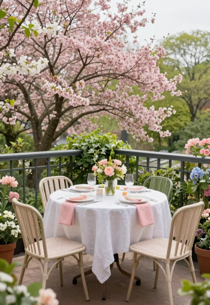 14 Balcony Dining Ideas for Cozy Meals Outdoors 11. Seasonal Decor Touches 0
