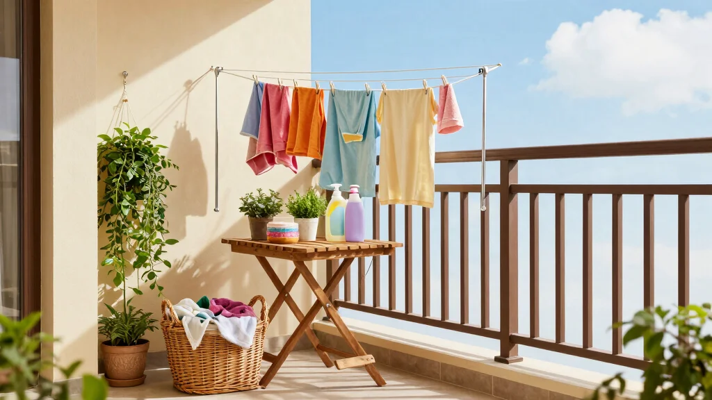14 Balcony Laundry Ideas That Stay Hidden and Well Organized