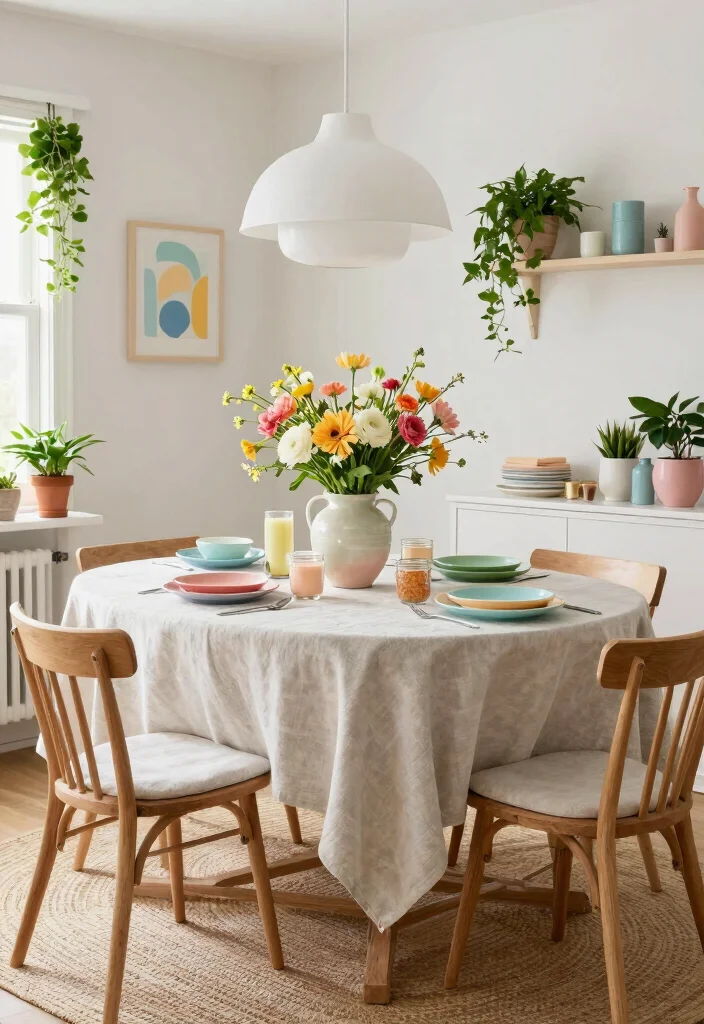 14 Boho Dining Room Ideas with Relaxed Collected Style 54 14 Boho Dining Room Ideas with Relaxed Collected Style 14. Seasonal Decor Changes 0