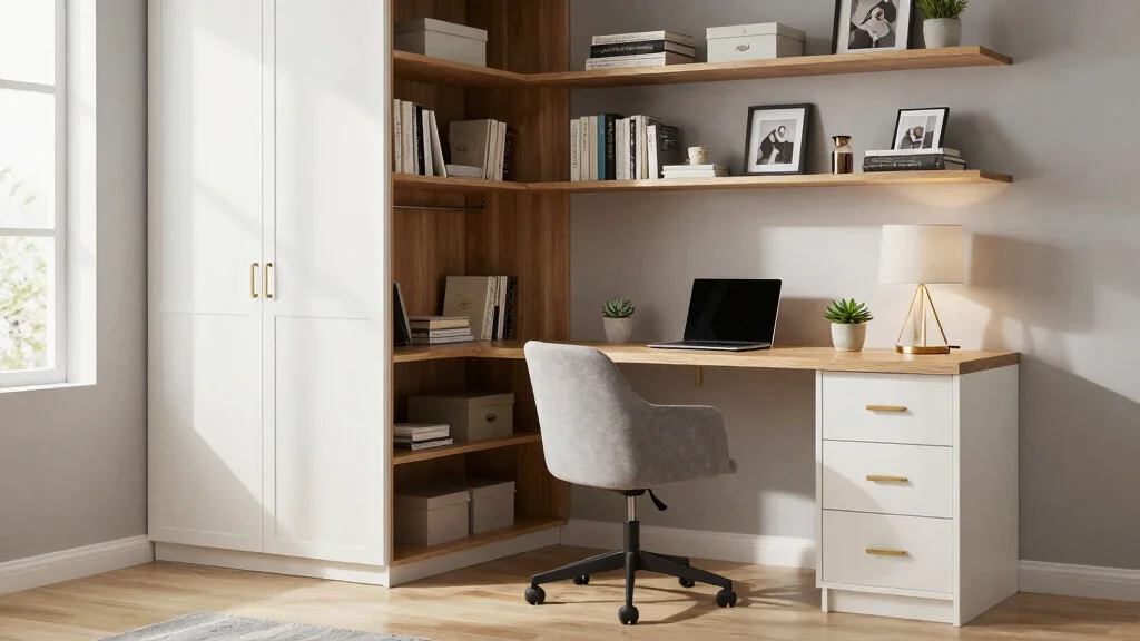14 Built In Closet Desk Ideas for Hidden Workspaces
