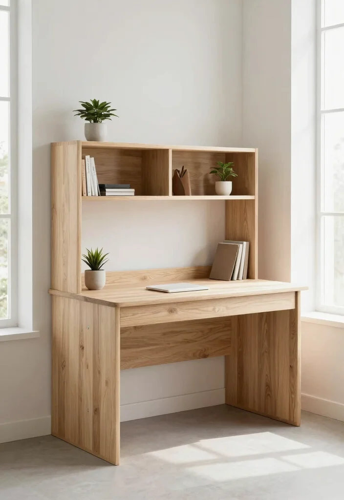14 Built In Desk Ideas for Clean Seamless Interiors 50 14 Built In Desk Ideas for Clean Seamless Interiors 10. Minimalist Scandinavian Style Clean Lines 0