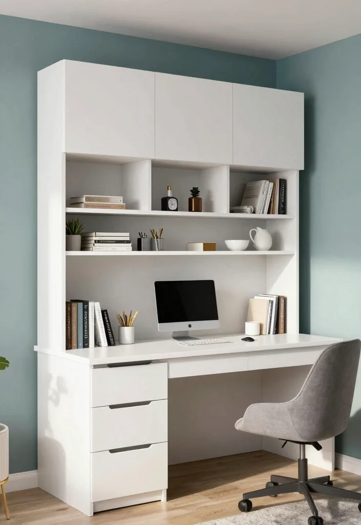14 Built In Desk Ideas for Clean Seamless Interiors 3 14 Built In Desk Ideas for Clean Seamless Interiors 3. Multi Functional Furniture Desk and Storage Combo 0