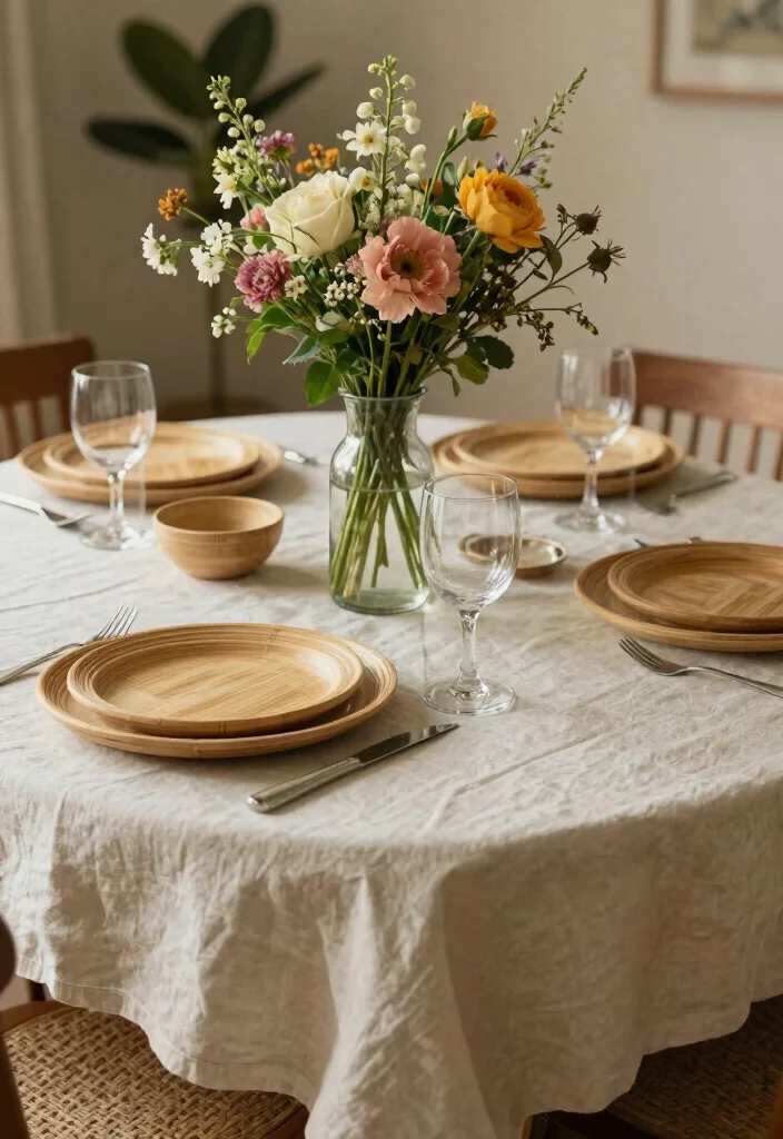 14 Dining Room Furniture Ideas for Comfortable Everyday Use 14. Sustainable Decor Accessories 0