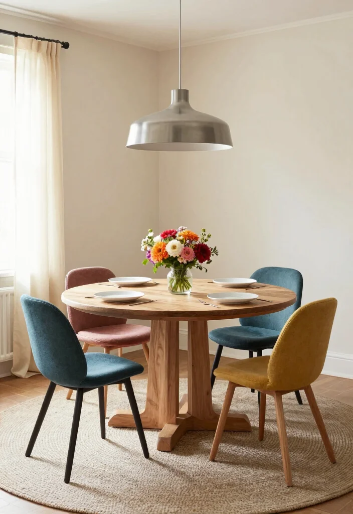 14 Dining Room Layout Ideas That Feel Open and Inviting 1 14 Dining Room Layout Ideas That Feel Open and Inviting 1. The Round Table Charm 0