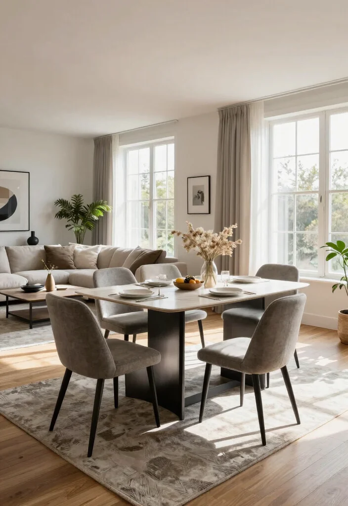 14 Dining Room Layout Ideas That Feel Open and Inviting 2 14 Dining Room Layout Ideas That Feel Open and Inviting 2. Open Concept Dining Integration 0