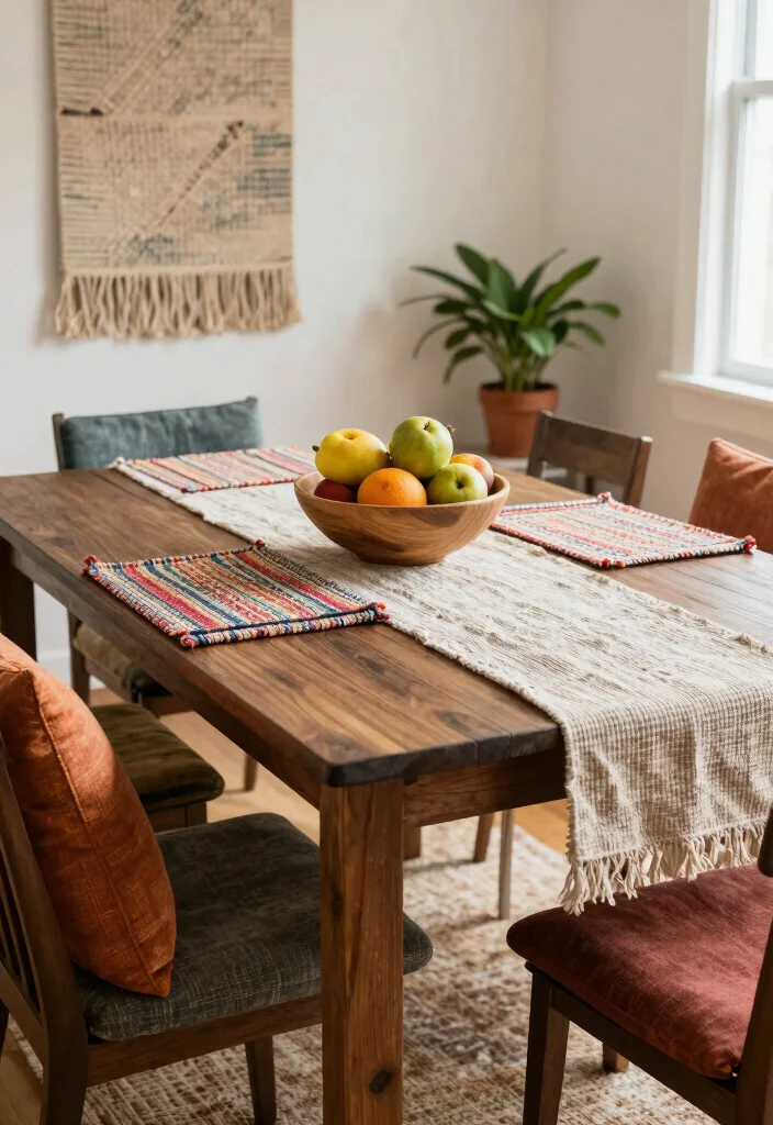 14 Dining Room Layout Ideas That Feel Open and Inviting 16 14 Dining Room Layout Ideas That Feel Open and Inviting 6. Textured Accents for Warmth 0