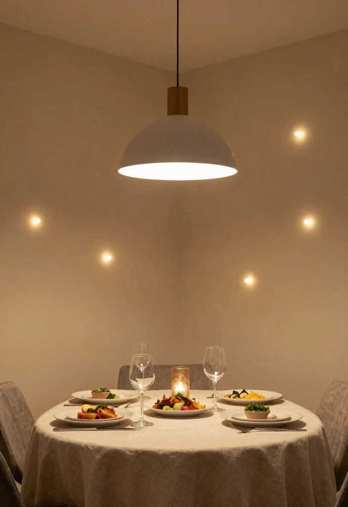 14 Dining Room Layout Ideas That Feel Open and Inviting 39 14 Dining Room Layout Ideas That Feel Open and Inviting 9. Bold Statement Lighting 0