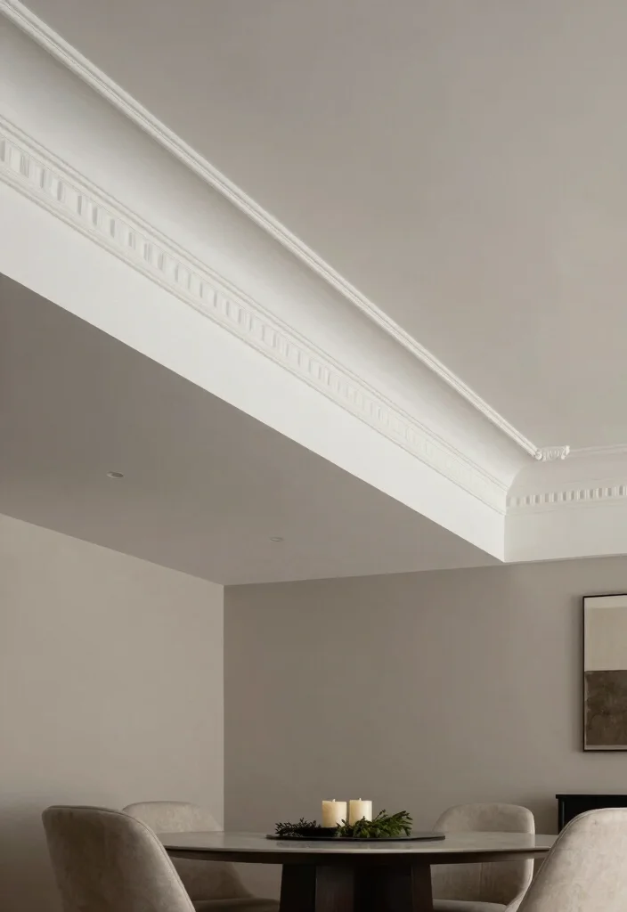 14 Dining Room Molding Ideas to Elevate the Space 1 14 Dining Room Molding Ideas to Elevate the Space 1. Classic Crown Molding 0