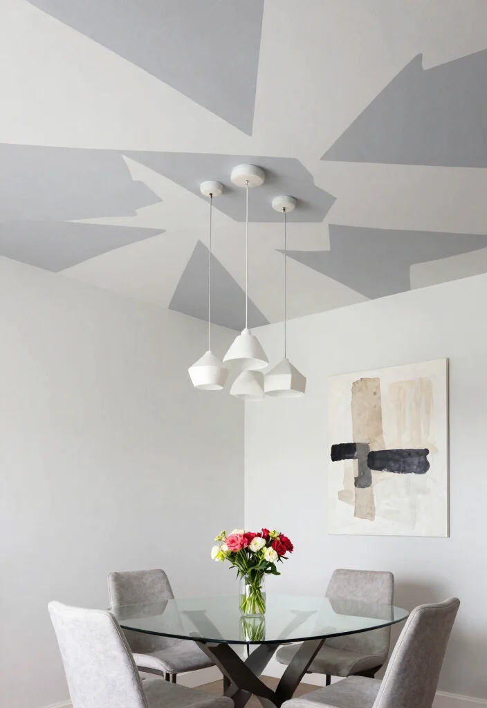 14 Dining Room Molding Ideas to Elevate the Space 36 14 Dining Room Molding Ideas to Elevate the Space 6. Modern Geometric Ceilings 0