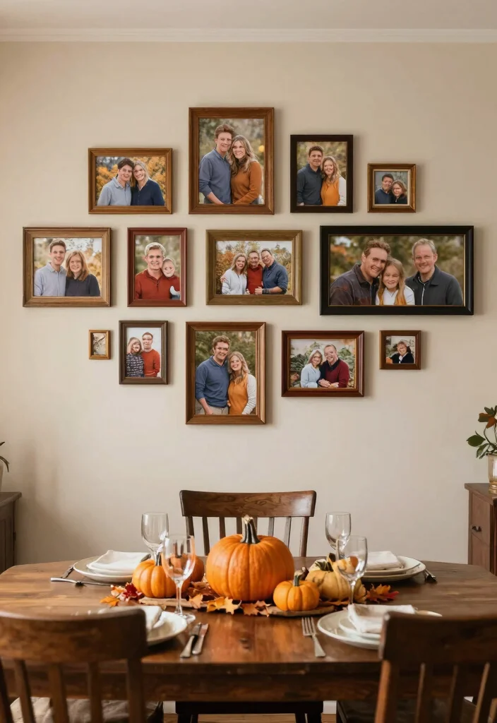 14 Dining Room Photo Wall Ideas to Display Memories Stylishly 28 14 Dining Room Photo Wall Ideas to Display Memories Stylishly 8. Seasonal Rotating Display 0