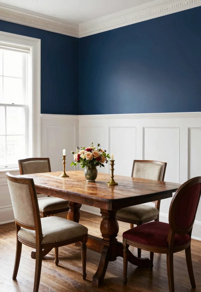 14 Dining Room Wainscoting Ideas for Classic Texture 1 14 Dining Room Wainscoting Ideas for Classic Texture 1. Classic White Wainscoting 0