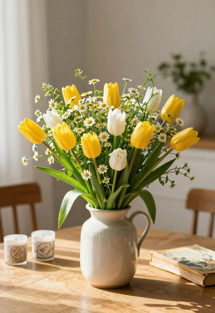 14 Dining Table Centerpiece Ideas for Everyday Styling 1 14 Dining Table Centerpiece Ideas for Everyday Styling 1. Fresh Floral Arrangements 0