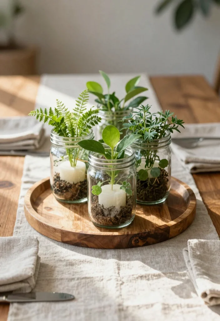 14 Dining Table Centerpiece Ideas for Everyday Styling 62 14 Dining Table Centerpiece Ideas for Everyday Styling 12. Eco Friendly Centerpieces 0