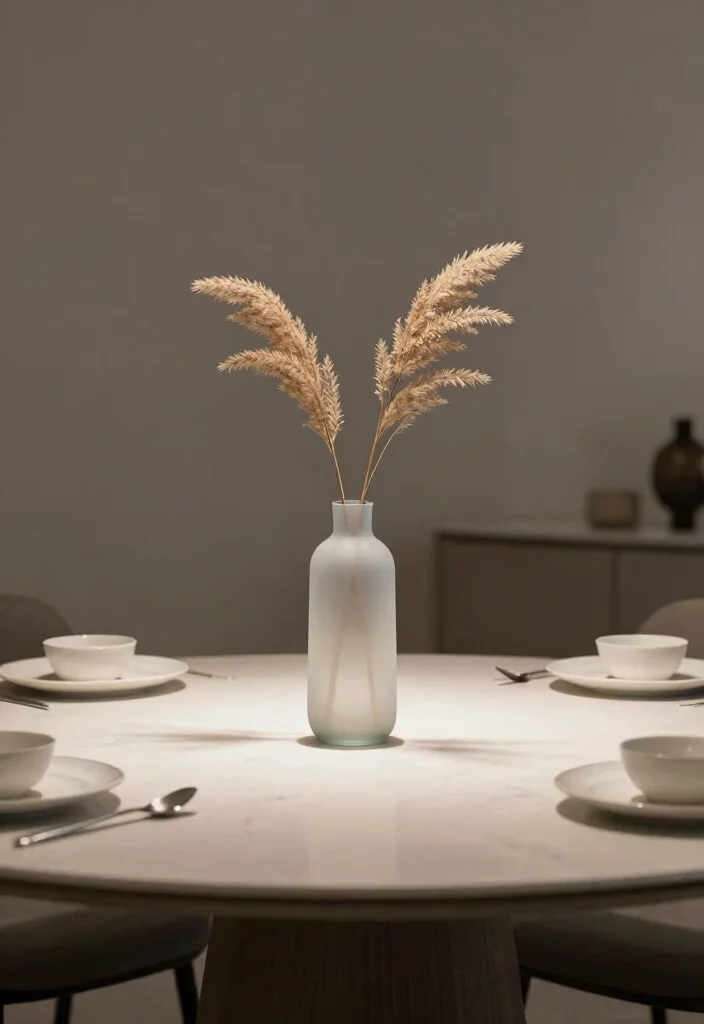 14 Dining Table Centerpiece Ideas for Everyday Styling 35 14 Dining Table Centerpiece Ideas for Everyday Styling 5. Minimalist Design 0