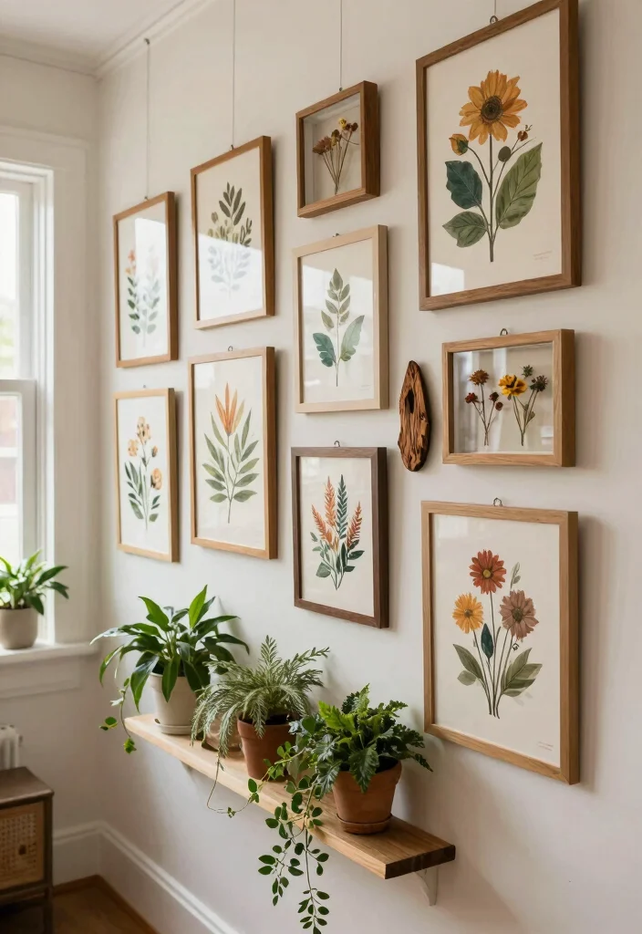 14 Hallway Gallery Wall Ideas to Display Art and Photos 2 14 Hallway Gallery Wall Ideas to Display Art and Photos 2. Nature Inspired Gallery 0