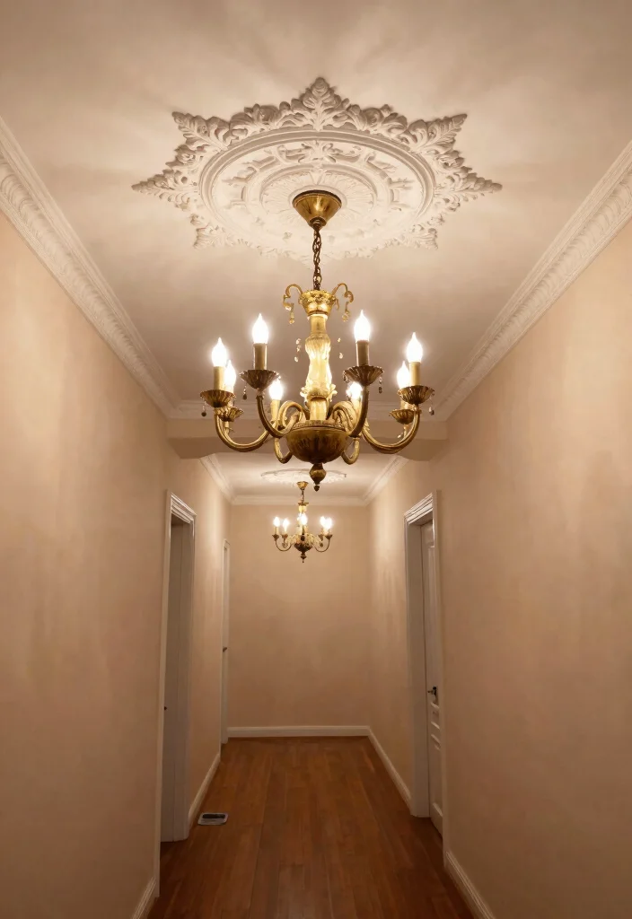 14 Hallway Molding Ideas to Add Character and Depth 51 14 Hallway Molding Ideas to Add Character and Depth 11. Ceiling Medallions 0