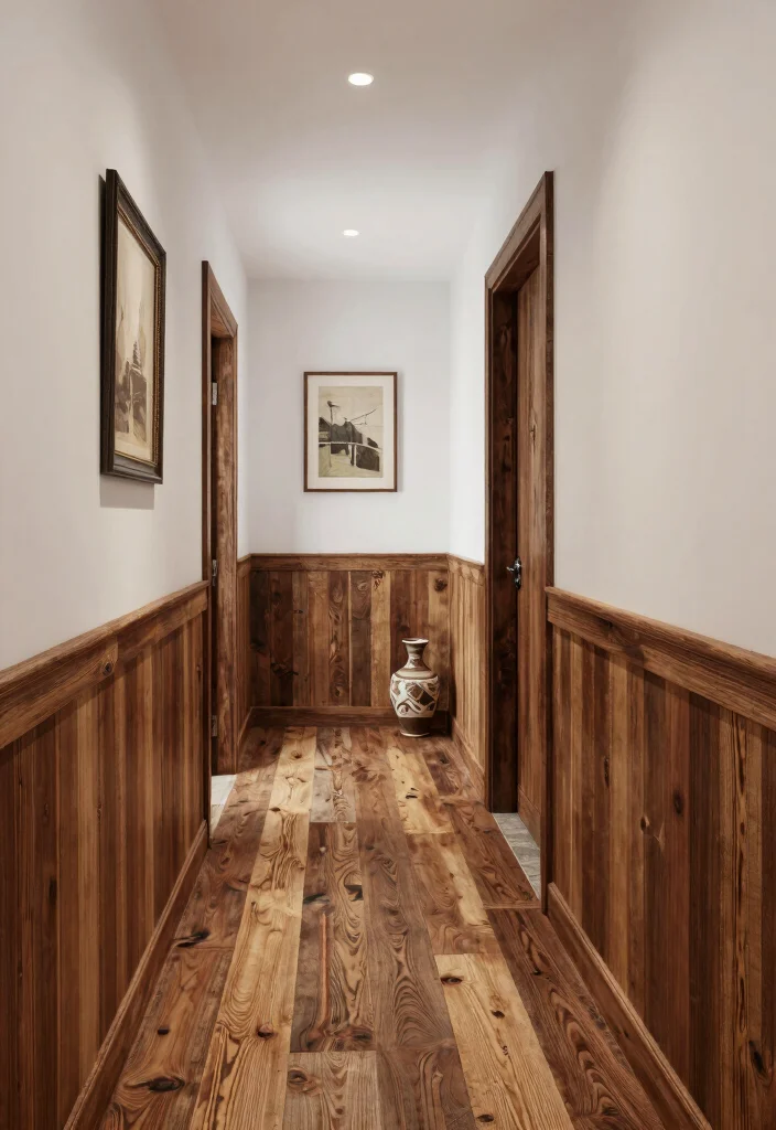 14 Hallway Molding Ideas to Add Character and Depth 63 14 Hallway Molding Ideas to Add Character and Depth 13. Reclaimed Wood Molding 0