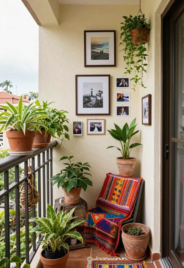 14 Indian Utility Balcony Ideas That Stay Practical and Neat 63 14 Indian Utility Balcony Ideas That Stay Practical and Neat 13. Personal Touch with Decor 0