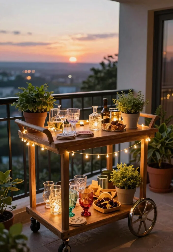 14 Indian Utility Balcony Ideas That Stay Practical and Neat 24 14 Indian Utility Balcony Ideas That Stay Practical and Neat 4. Balcony Bar Setup 0