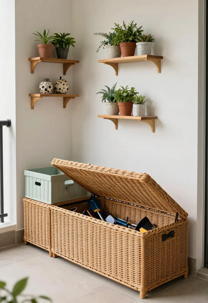 14 Indian Utility Balcony Ideas That Stay Practical and Neat 26 14 Indian Utility Balcony Ideas That Stay Practical and Neat 6. Multi Purpose Storage Solutions 0