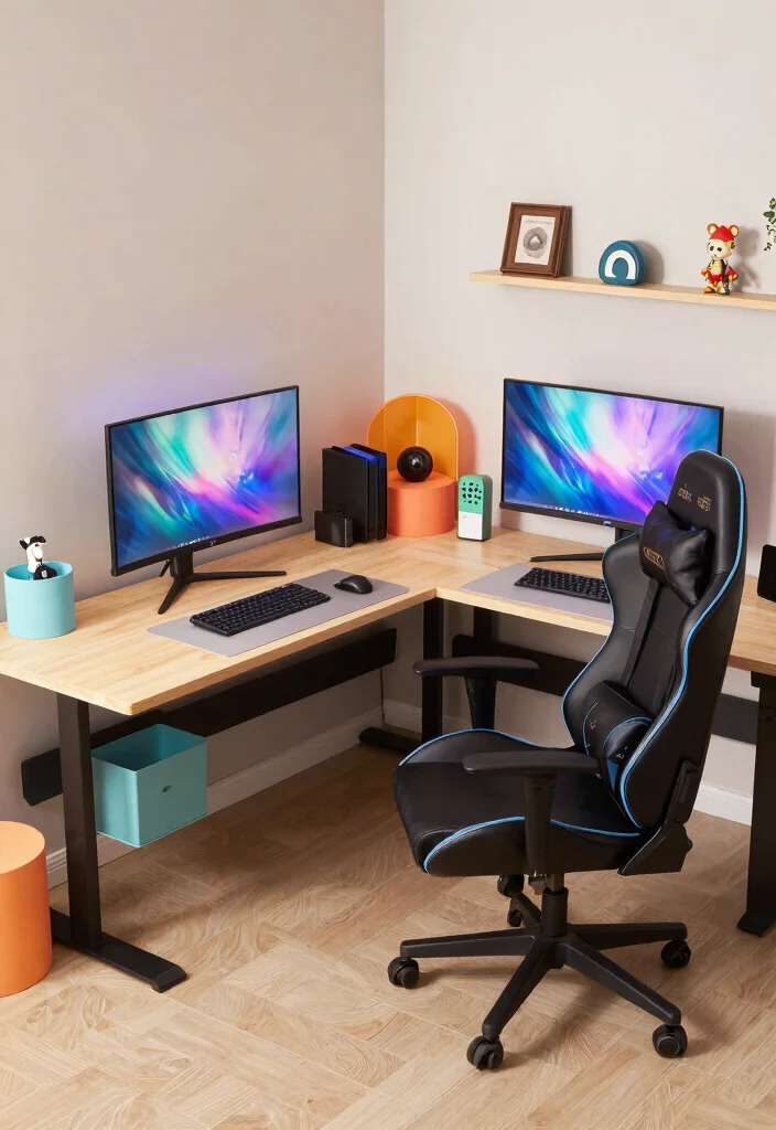 14 L Shaped Desk Ideas for Efficient Multi Tasking 61 14 L Shaped Desk Ideas for Efficient Multi Tasking 11. Multifunctional Magic 0