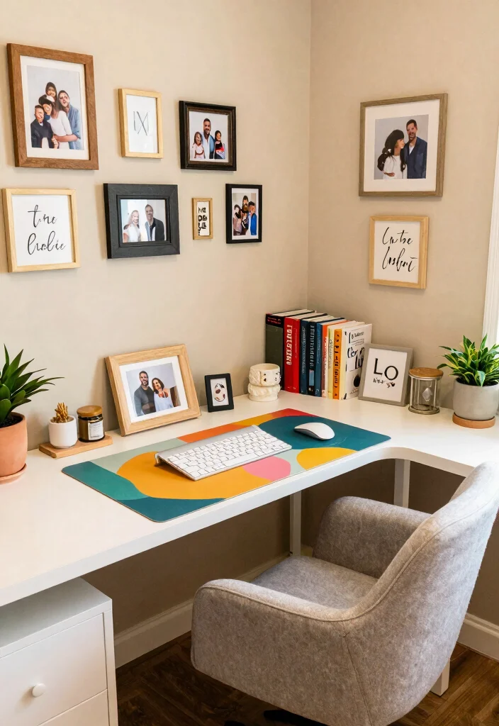 14 L Shaped Desk Ideas for Efficient Multi Tasking 63 14 L Shaped Desk Ideas for Efficient Multi Tasking 13. Personal Touch 0