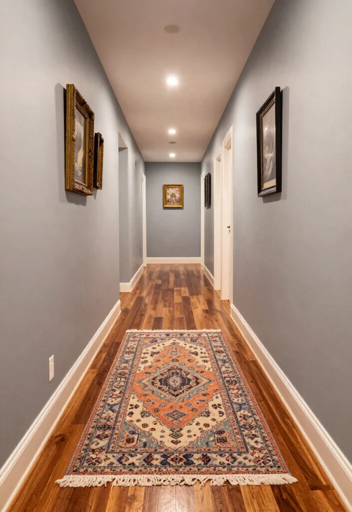 14 Long Entryway Hallway Ideas with Strong Flow 13. Consider Flooring Options 0