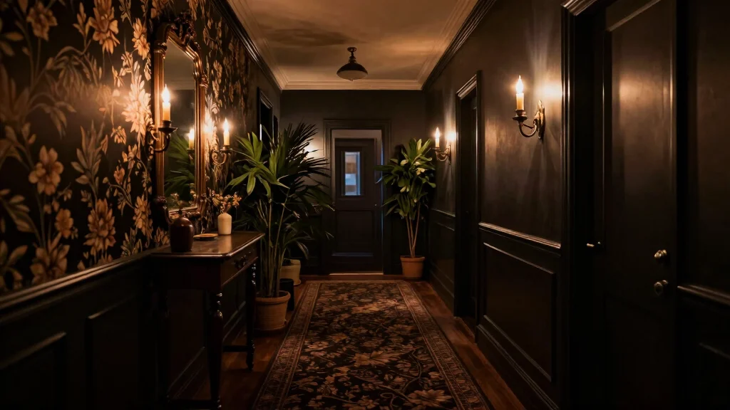 14 Moody Hallway Ideas with Dark Cozy Atmosphere
