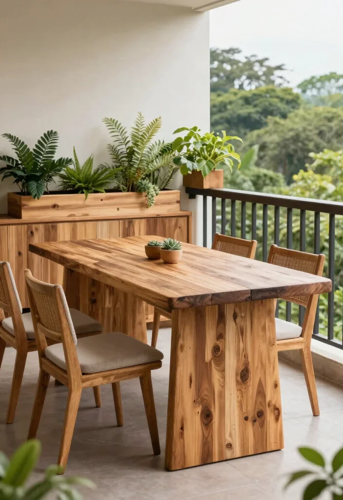 14 Private Balcony Ideas That Feel Peaceful and Secluded 41 14 Private Balcony Ideas That Feel Peaceful and Secluded 11. Natural Wood Accents 0