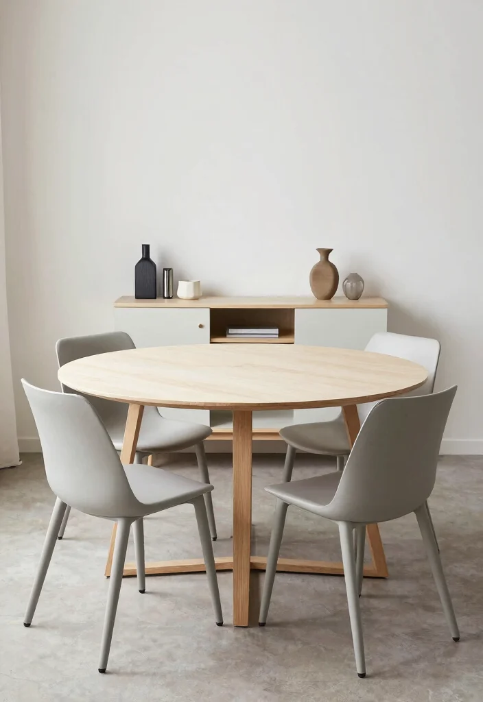 14 Round Table Dining Room Decor Ideas for Balanced Layouts 4. Maximize Space with Multi Functional Furniture 0