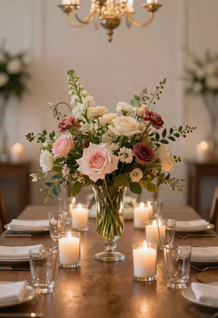 14 Round Table Dining Room Decor Ideas for Balanced Layouts 6. Create a Statement Centerpiece 0