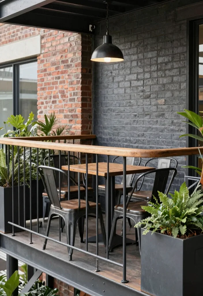 16 Large Balcony Terrace Ideas That Feel Like Outdoor Living Rooms 52 16 Large Balcony Terrace Ideas That Feel Like Outdoor Living Rooms 12. Industrial Edge 0